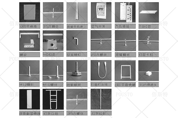 材料規格,各種零部件